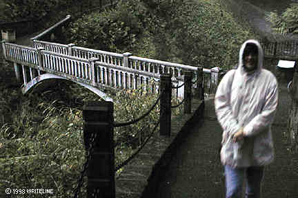 All images Copyright © 1997 - 2000 WriteLine. All Rights Reserved. Arched bridge over waterfall