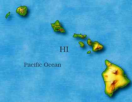 © 2000 WriteLine. Hiwaii Map